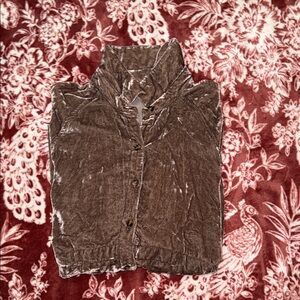 Wishlist Chocolate Velvet Blouse S/M